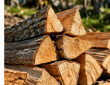 Seasoned firewood